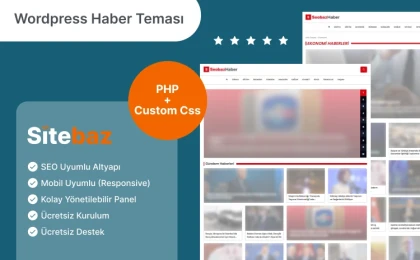 Wordpress Haber Teması